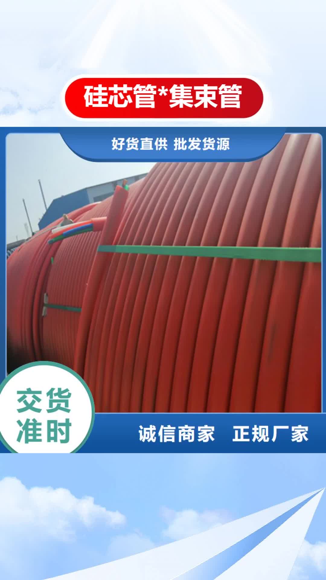 【长春 硅芯管*集束管,PE给水管库存齐全厂家直供】